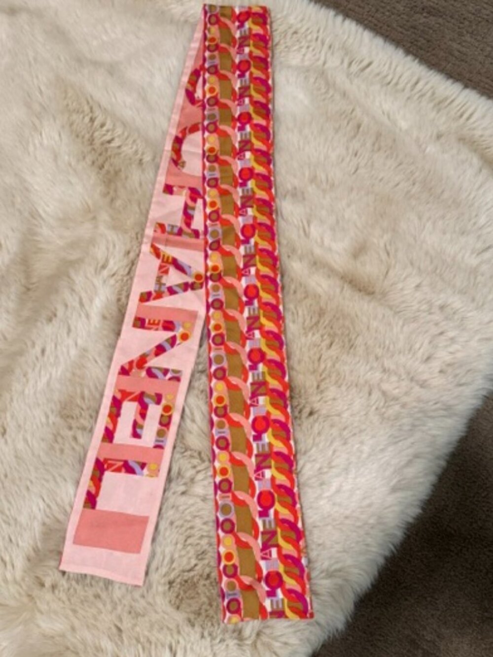 CHANEL hair scarf/purse scarf